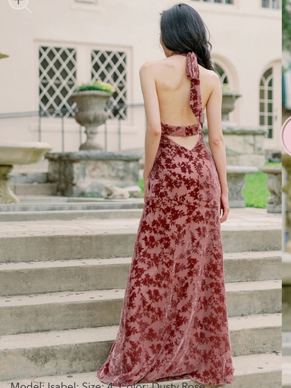 NWT Revelry Athena Floral Burnout Velvet Dress 🥀 Sz 6 - Picture 2 of 6